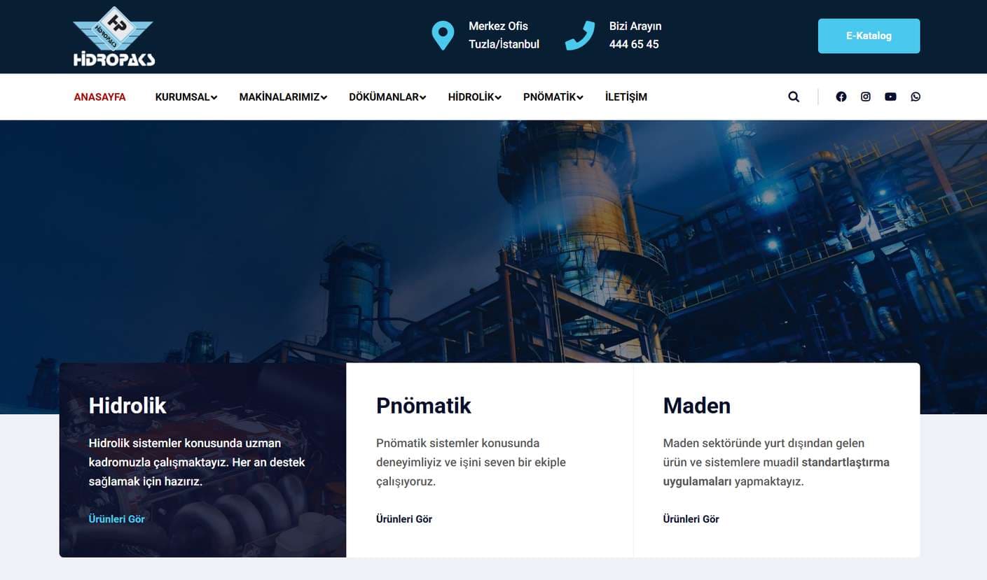 Hidropaks — Industry · Manufacturing